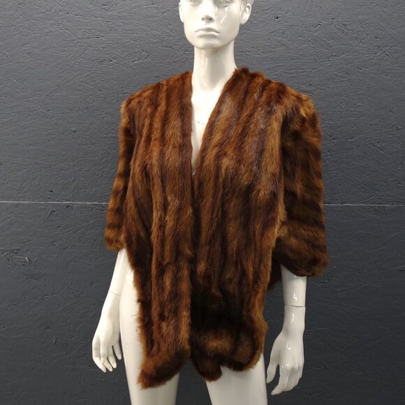 VTG Real Fox Fur Stole | Unmarked - Picture 1 of 4